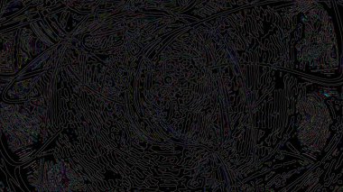 Fantezi kaotik renkli fraktal desen. Soyut Fraktal şekiller. 3D render resimde arka plan veya duvar kağıdı