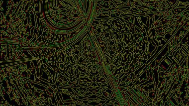 Fantezi kaotik renkli fraktal desen. Soyut Fraktal şekiller. 3D render resimde arka plan veya duvar kağıdı