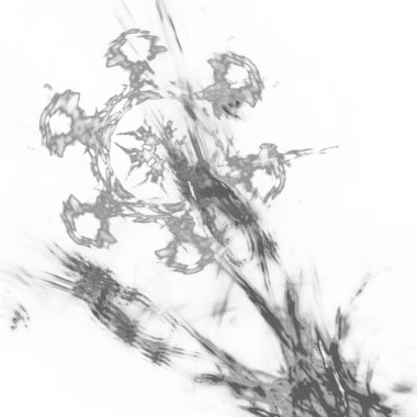 Fantezi kaotik renkli fraktal desen. Soyut Fraktal şekiller. 3D render resimde arka plan veya duvar kağıdı