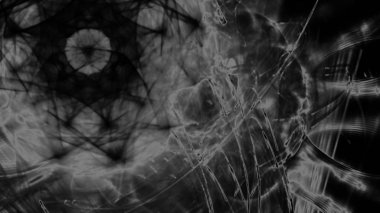 Fantezi kaotik renkli fraktal desen. Soyut Fraktal şekiller. 3D render resimde arka plan veya duvar kağıdı