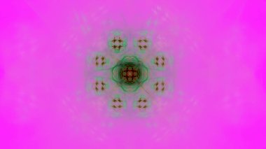 Fantezi kaotik renkli fraktal desen. Soyut Fraktal şekiller. 3D render resimde arka plan veya duvar kağıdı.