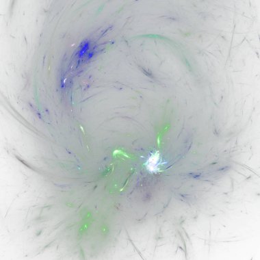 Fantezi kaotik renkli fraktal desen. Soyut Fraktal şekiller. 3D render resimde arka plan veya duvar kağıdı.