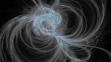 Fantezi kaotik renkli fraktal desen. Soyut Fraktal şekiller. 3D render resimde arka plan veya duvar kağıdı.