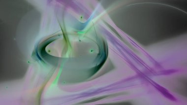 Fantezi kaotik renkli fraktal desen. Soyut Fraktal şekiller. 3D render resimde arka plan veya duvar kağıdı