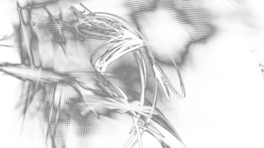 Fantezi kaotik renkli fraktal desen. Soyut Fraktal şekiller. 3D render resimde arka plan veya duvar kağıdı