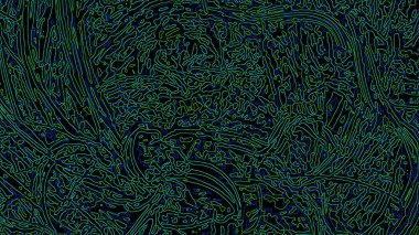 Fantezi kaotik renkli fraktal desen. Soyut Fraktal şekiller. 3D render resimde arka plan veya duvar kağıdı.