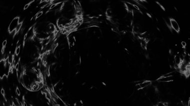 Fantezi kaotik renkli fraktal desen. Soyut Fraktal şekiller. 3D render resimde arka plan veya duvar kağıdı.