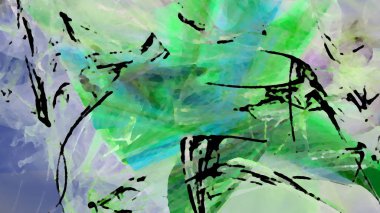 Fantezi kaotik renkli fraktal desen. Soyut Fraktal şekiller. 3D render resimde arka plan veya duvar kağıdı.