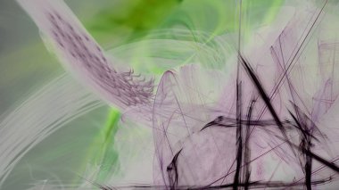 Fantezi kaotik renkli fraktal desen. Soyut Fraktal şekiller. 3D render resimde arka plan veya duvar kağıdı.