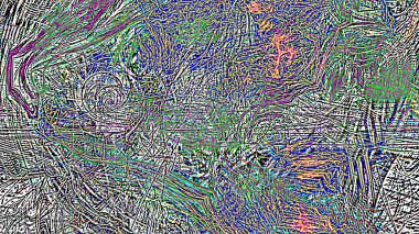 Fantezi kaotik renkli fraktal desen. Soyut Fraktal şekiller. 3D render resimde arka plan veya duvar kağıdı.