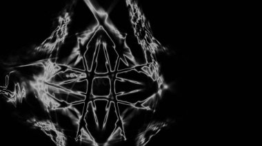 Fantezi kaotik renkli fraktal desen. Soyut Fraktal şekiller. 3D render resimde arka plan veya duvar kağıdı.