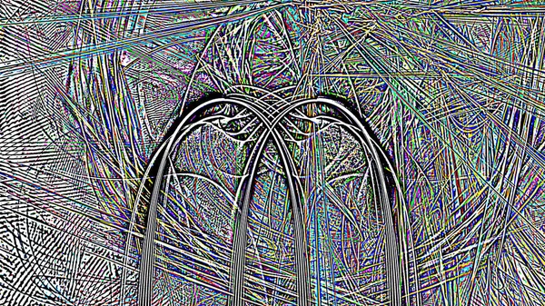 Fantastisk Kaotisk Fargerik Fraktalmønster Abstrakte Fraktalformer Bakgrunn Eller Tapeter Gjengivelse – stockfoto