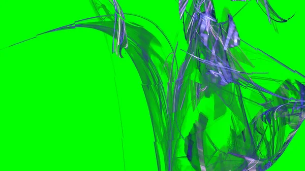 Фантастичний Хаотичний Барвистий Фрактальний Візерунок Абстрактні Фрактальні Форми Візуалізація Ілюстрації — стокове фото