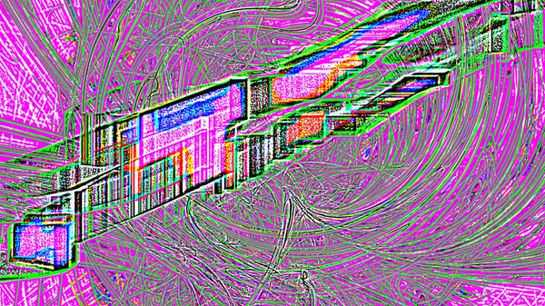 ファイナルファンタジー カオスのカラフルなフラクタル パターン フラクタル図形を抽象化します レンダリング図背景や壁紙 — ストック写真