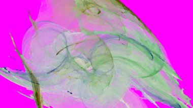 Fantezi kaotik renkli fraktal desen. Soyut Fraktal şekiller. 3D render resimde arka plan veya duvar kağıdı.