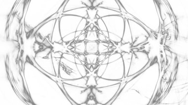 Fantezi kaotik renkli fraktal desen. Soyut Fraktal şekiller. 3D render resimde arka plan veya duvar kağıdı.