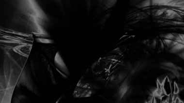 Fantezi kaotik renkli fraktal desen. Soyut Fraktal şekiller. 3D render resimde arka plan veya duvar kağıdı.