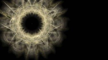 Fantezi kaotik renkli fraktal desen. Soyut Fraktal şekiller. 3D render resimde arka plan veya duvar kağıdı.