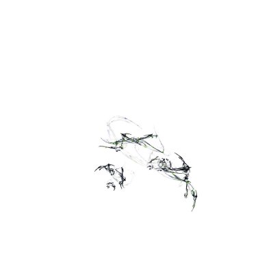 Fantezi kaotik renkli fraktal desen. Soyut Fraktal şekiller. 3D render resimde arka plan veya duvar kağıdı.