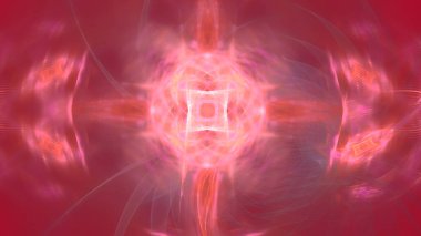 Fantezi kaotik renkli fraktal desen. Soyut Fraktal şekiller. 3D render resimde arka plan veya duvar kağıdı.