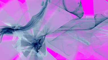 Fantezi kaotik renkli fraktal desen. Soyut Fraktal şekiller. 3D render resimde arka plan veya duvar kağıdı.