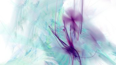 Fantezi kaotik renkli fraktal desen. Soyut Fraktal şekiller. 3D render resimde arka plan veya duvar kağıdı.