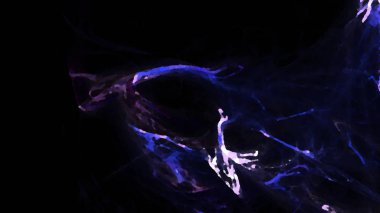 Fantezi kaotik renkli fraktal desen. Soyut Fraktal şekiller. 3D render resimde arka plan veya duvar kağıdı.