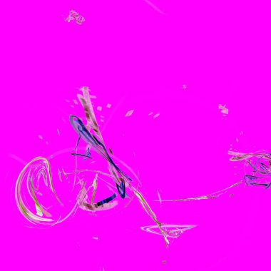 Fantezi kaotik renkli fraktal desen. Soyut Fraktal şekiller. 3D render resimde arka plan veya duvar kağıdı.