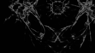 Fantezi kaotik renkli fraktal desen. Soyut Fraktal şekiller. 3D render resimde arka plan veya duvar kağıdı.