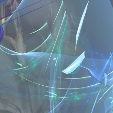 Fantezi kaotik renkli fraktal desen. Soyut Fraktal şekiller. 3D render resimde arka plan veya duvar kağıdı.