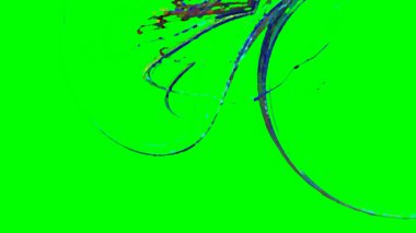 Fantezi kaotik renkli fraktal desen. Soyut Fraktal şekiller. 3D render resimde arka plan veya duvar kağıdı.