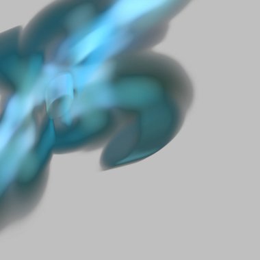 Fantezi kaotik renkli fraktal desen. Soyut Fraktal şekiller. 3D render resimde arka plan veya duvar kağıdı.