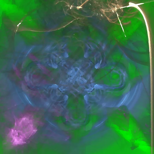 Fantezi kaotik renkli fraktal desen. Soyut Fraktal şekiller. 3D render resimde arka plan veya duvar kağıdı.