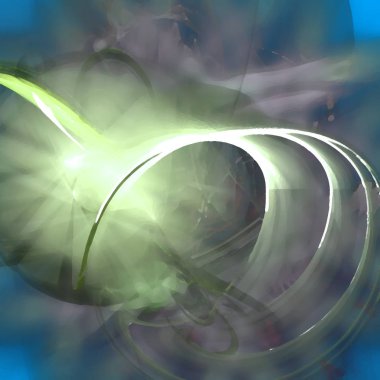 Fantezi kaotik renkli fraktal desen. Soyut Fraktal şekiller. 3D render resimde arka plan veya duvar kağıdı.