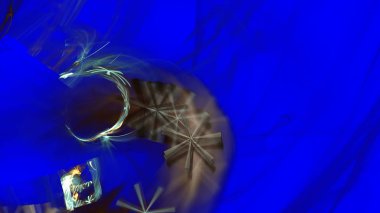 Fantezi kaotik renkli fraktal desen. Soyut Fraktal şekiller. 3D render resimde arka plan veya duvar kağıdı.