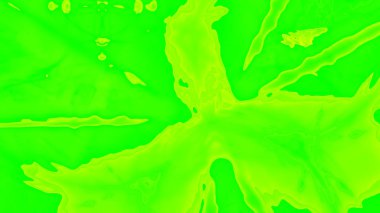 Fantezi kaotik renkli fraktal desen. Soyut Fraktal şekiller. 3D render resimde arka plan veya duvar kağıdı.