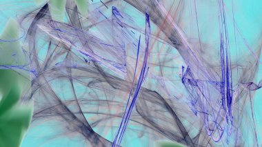 Fantezi kaotik renkli fraktal desen. Soyut Fraktal şekiller. 3D render resimde arka plan veya duvar kağıdı.