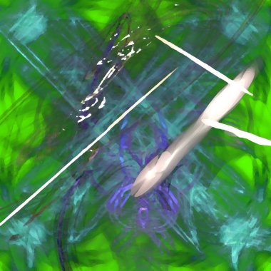 Fantezi kaotik renkli fraktal desen. Soyut Fraktal şekiller. 3D render resimde arka plan veya duvar kağıdı