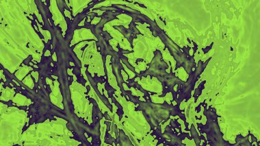 Fantezi kaotik renkli fraktal desen. Soyut Fraktal şekiller. 3D render resimde arka plan veya duvar kağıdı