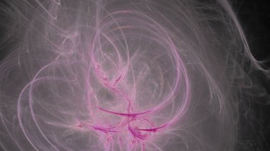 Fantezi kaotik renkli fraktal desen. Soyut Fraktal şekiller. 3D render resimde arka plan veya duvar kağıdı