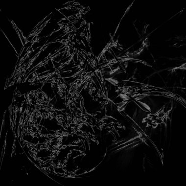 Fantezi kaotik renkli fraktal desen. Soyut Fraktal şekiller. 3D render resimde arka plan veya duvar kağıdı