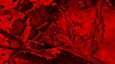 Fantezi kaotik renkli fraktal desen. Soyut Fraktal şekiller. 3D render resimde arka plan veya duvar kağıdı