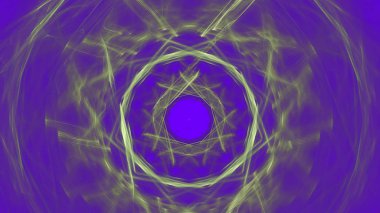 Fantezi kaotik renkli fraktal desen. Soyut Fraktal şekiller. 3D render resimde arka plan veya duvar kağıdı