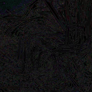 Fantezi kaotik renkli fraktal desen. Soyut Fraktal şekiller. 3D render resimde arka plan veya duvar kağıdı