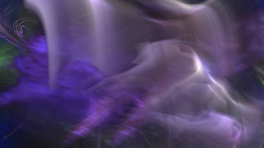 Fantezi kaotik renkli fraktal desen. Soyut Fraktal şekiller. 3D render resimde arka plan veya duvar kağıdı