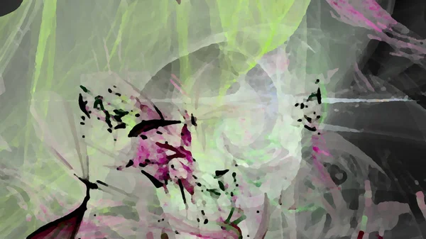 Fantezi kaotik renkli fraktal desen. Soyut Fraktal şekiller. 3D render resimde arka plan veya duvar kağıdı