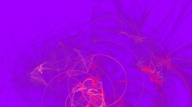 Fantezi kaotik renkli fraktal desen. Soyut Fraktal şekiller. 3D render resimde arka plan veya duvar kağıdı