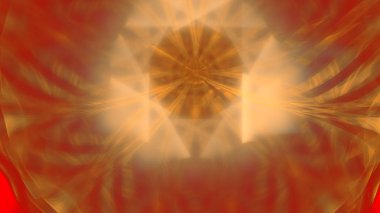 Fantezi kaotik renkli fraktal desen. Soyut Fraktal şekiller. 3D render resimde arka plan veya duvar kağıdı