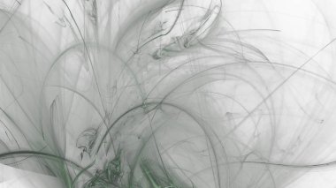 Fantezi kaotik renkli fraktal desen. Soyut Fraktal şekiller. 3D render resimde arka plan veya duvar kağıdı