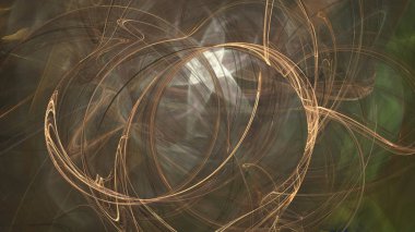 Fantezi kaotik renkli fraktal desen. Soyut Fraktal şekiller. 3D render resimde arka plan veya duvar kağıdı